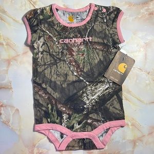 Carhartt Baby Girl Camo Onesies NWT